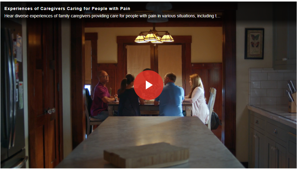 Video Image of Experiences of Caregivers Caring for People with Pain