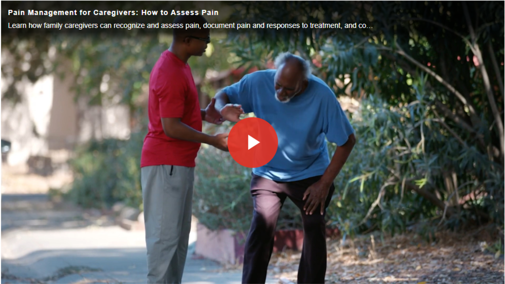 Video Image of Pain Management for Caregivers: How to Assess Pain