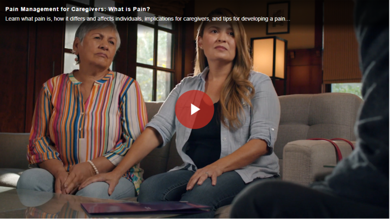 Video Image of Pain Management for Caregivers: What is Pain?